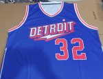 Maillot de Basket #32 KELSER Detroit pistons Bleu print